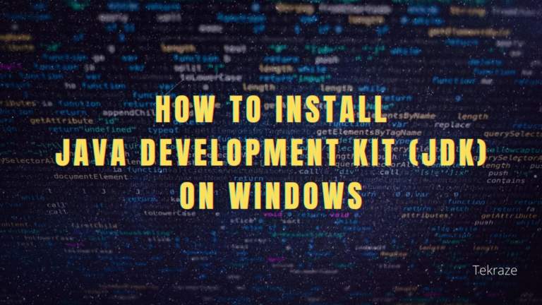 How to install Java Development Kit (JDK) on Windows Banner