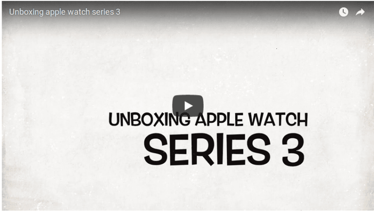 Unboxing Apple Watch Series 3 2