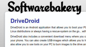 DriveDroid – Boot your PC/Laptop from your android device