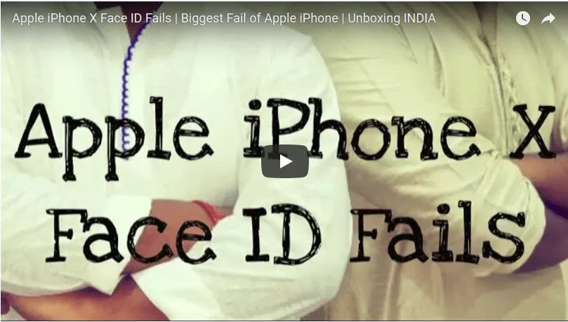 Apple iPhone X Face ID Fails – Video