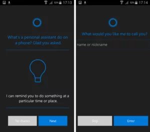 Cortana Assistant Setup