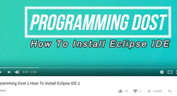 How To install Eclipse IDE – Video