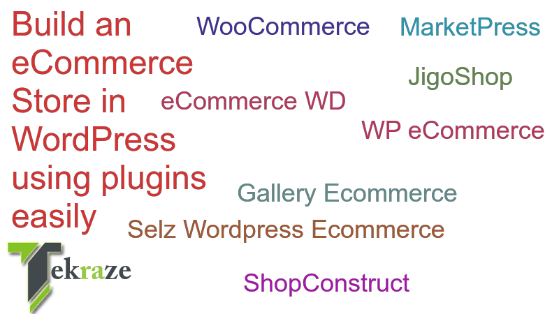 eCommerce in Wordpress using plugins Tekraze