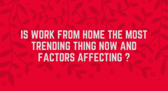 Is Work From Home The Most Trending Thing Now and 9 Factors affecting?
