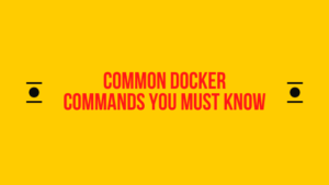 Common Docker Commands you must know Tekraze