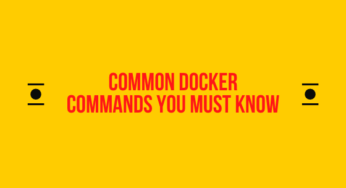 Common Docker Commands you must know