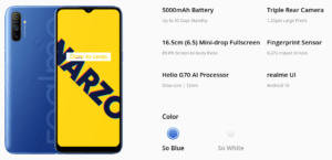 Realme Narzo 10A Specs 3