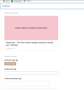 yoast seo social Facebook Tekraze