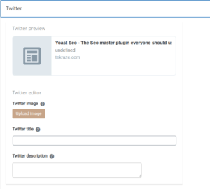 yoast seo social twitter Tekraze