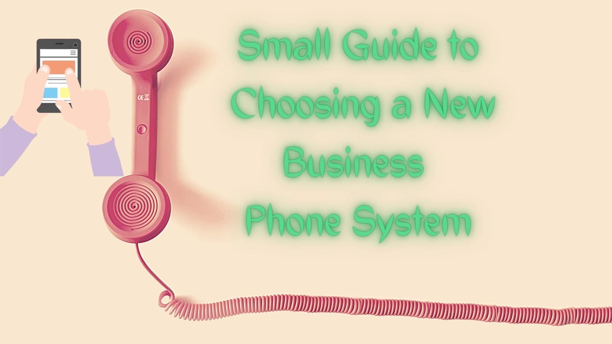 Phone System for small businesses shown