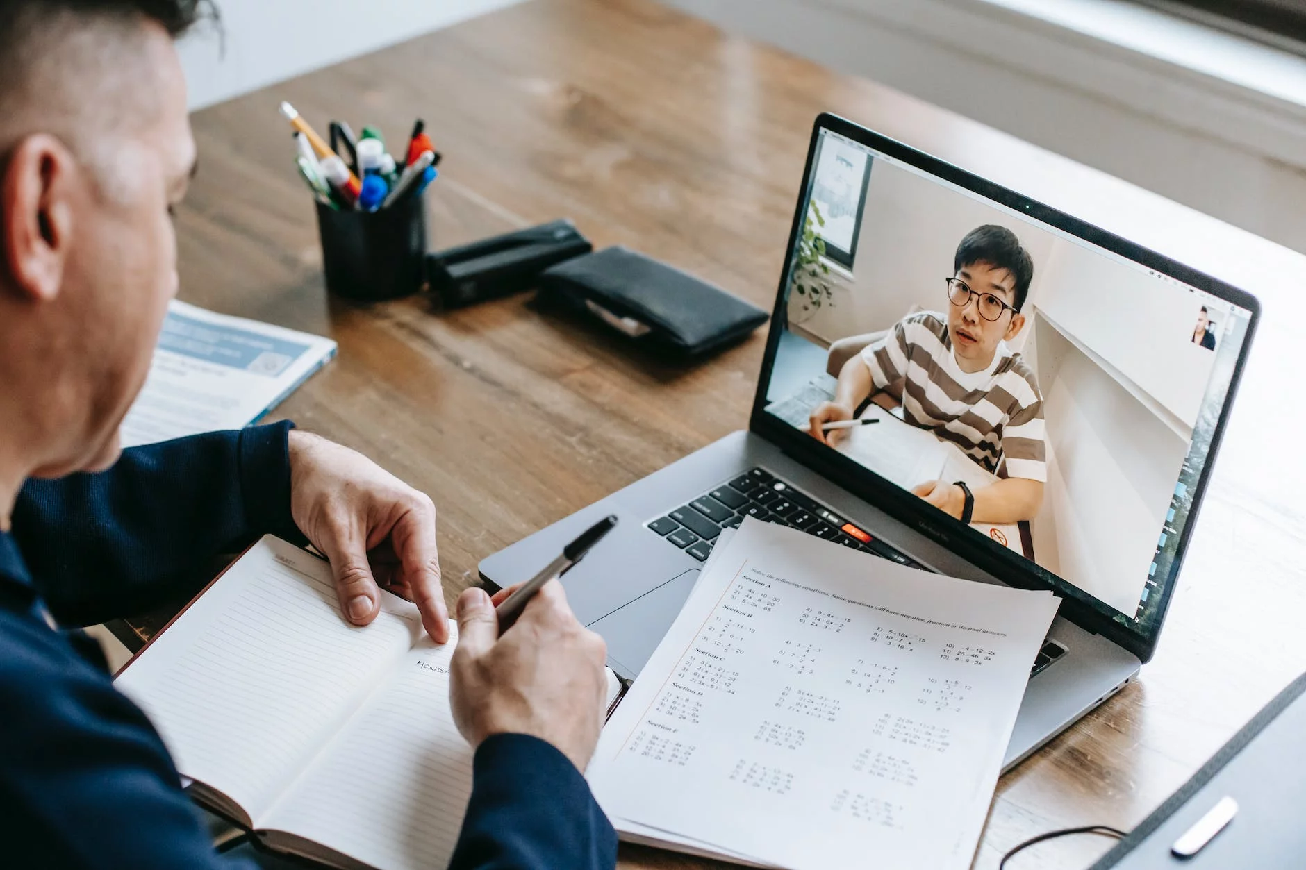 The Importance of Website Design and Web Development Services for a Company 4 photo of professor writes on paper user enagement on website