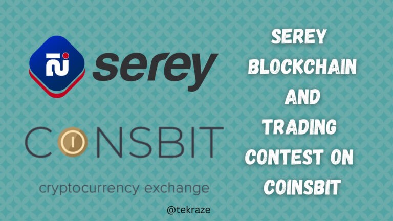 Serey Blockchain and Trading Contest on Coinsbit Banner