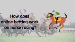 How does online betting work on horse racing?