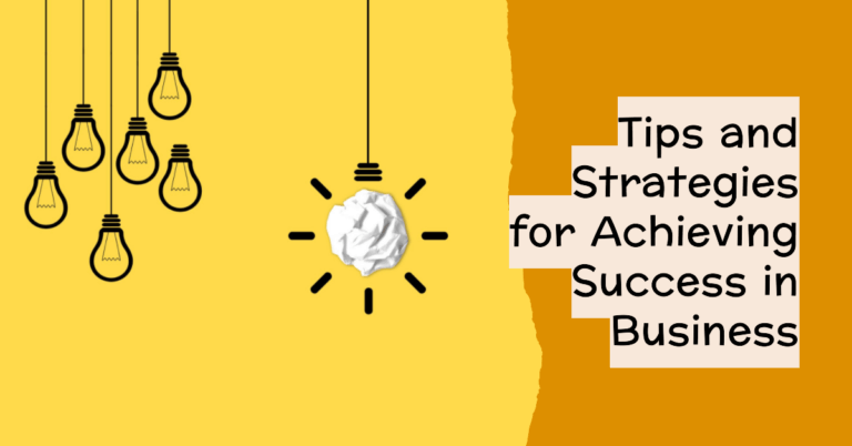 4 Tips and Strategies for Achieving Success in Business Operations and financial activities for customer success Banner