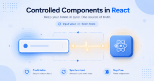 Controlled components in React syncing input value with state