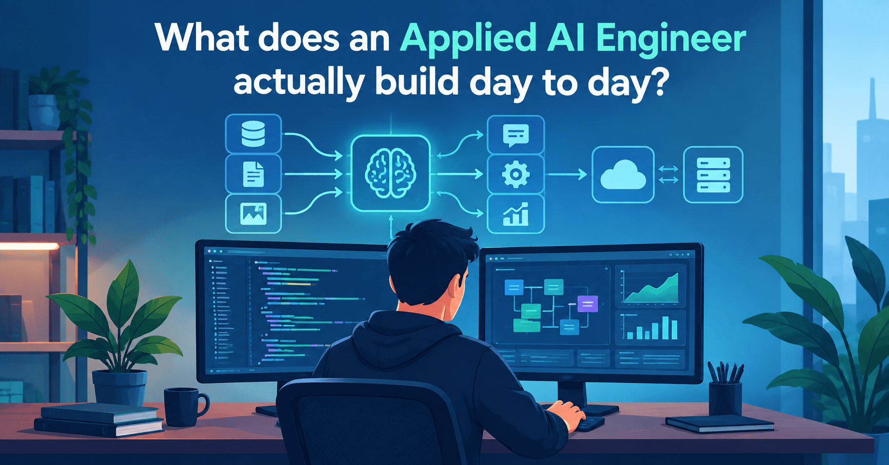 Applied AI engineer working on production AI system architecture
